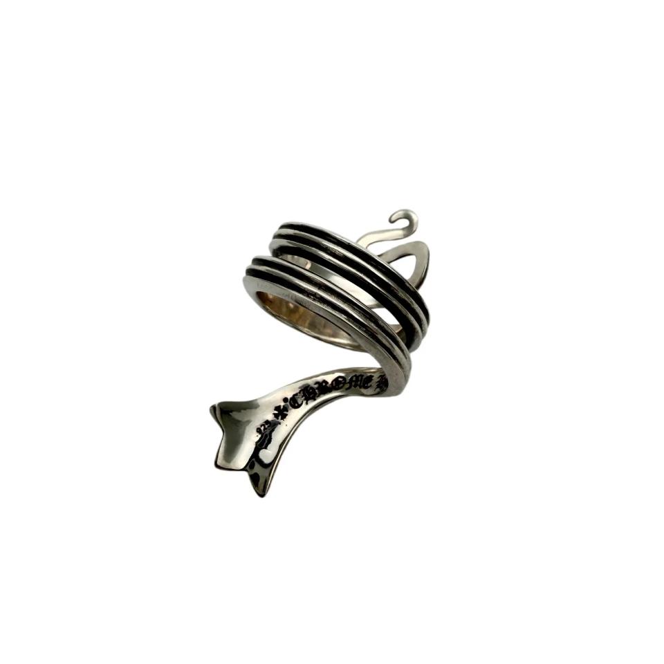 Crosstail Snake Ring