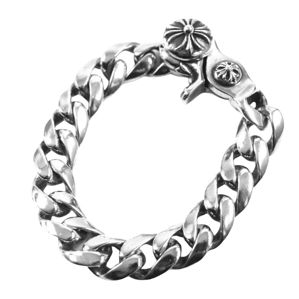 Classic Link Clip Bracelet Rare 15Link Sv925 Silver With Storage B