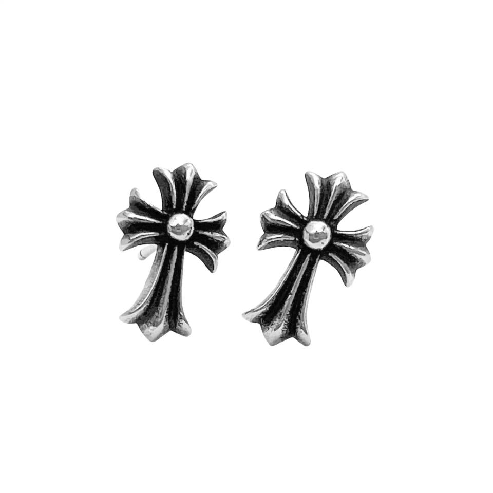 Classic Fat Cross Stud Earrings