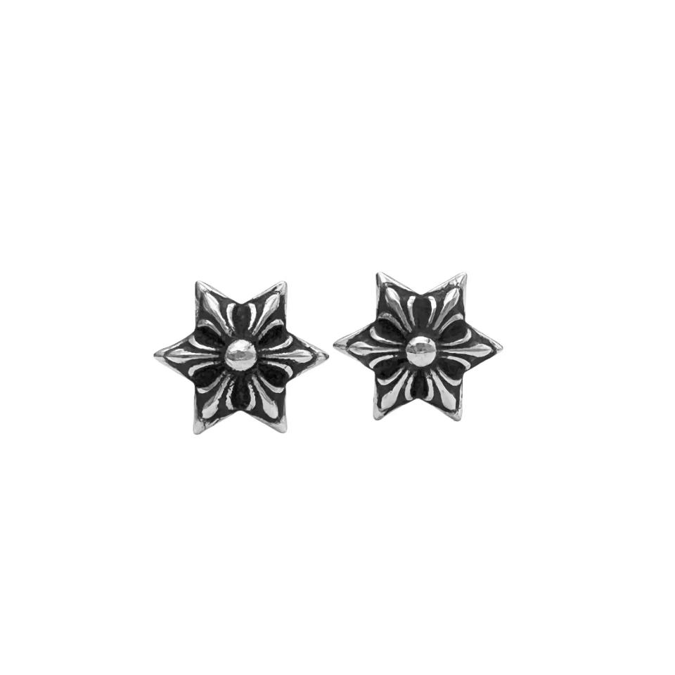 925 Silver Star Earrings