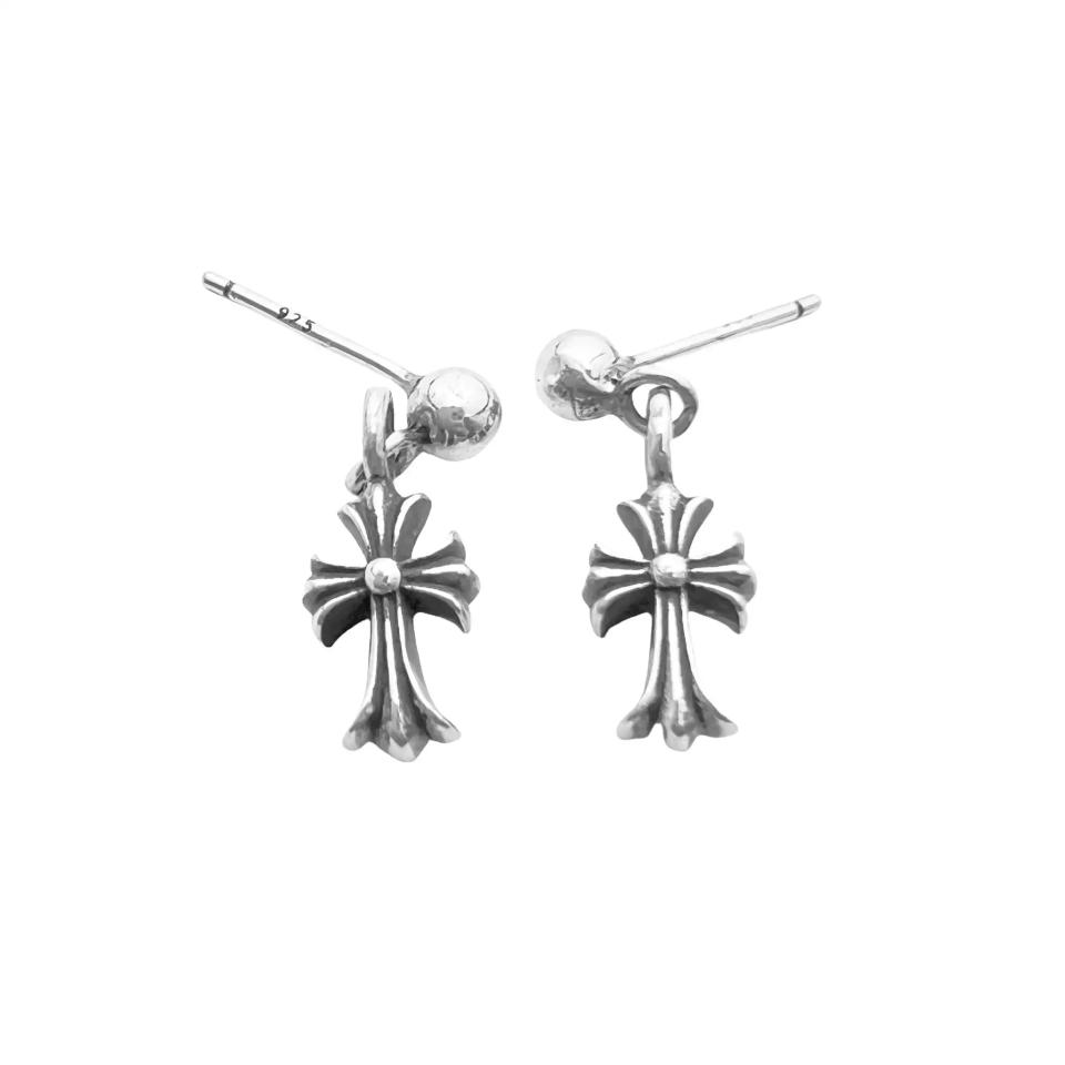 Tiny Drop Silver Earrings