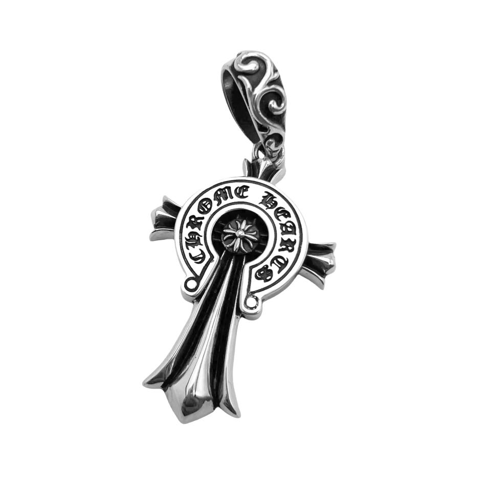 Horseshoe Scroll Pendant