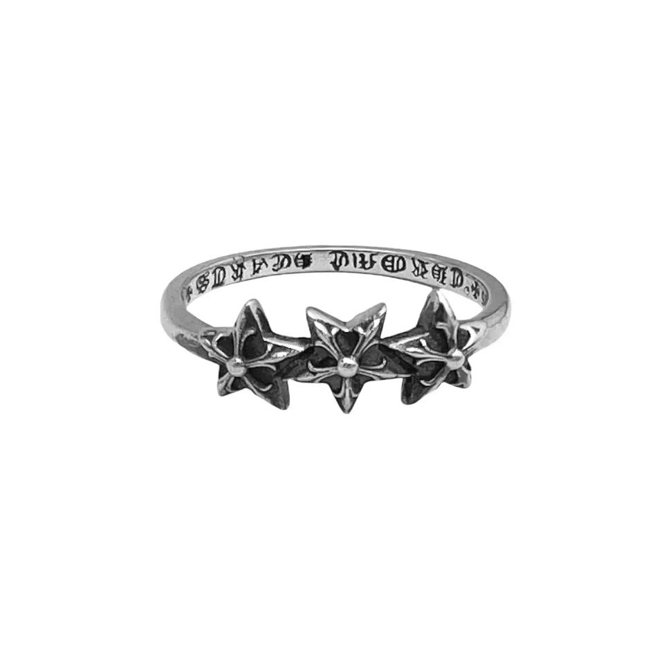 Triple Star Signet Ring