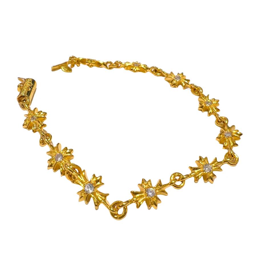 Tny E Ch Pls Tiny Ech Plus with Diamond Gold-plated Silver Bracelet