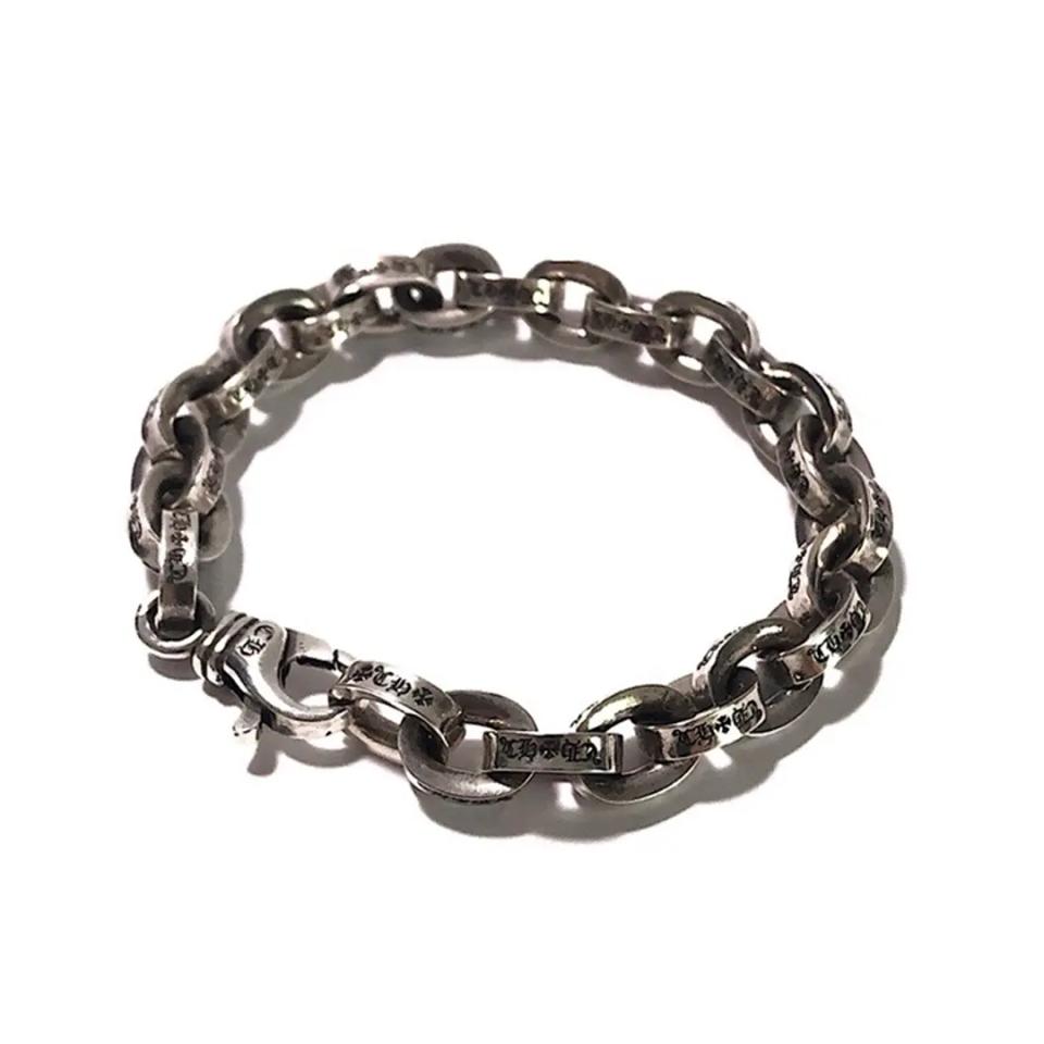 Paper Chain Silver Bracelet 