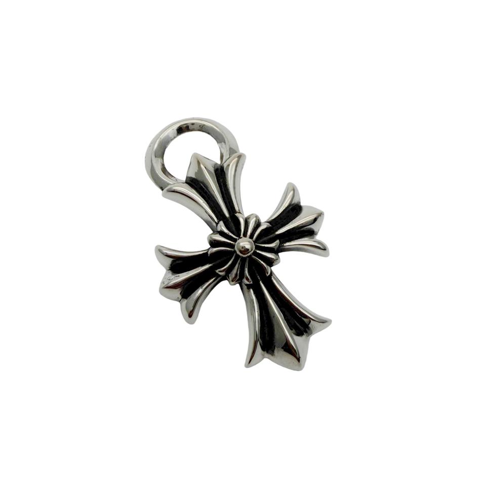 Double CH Cross Plus Pendant